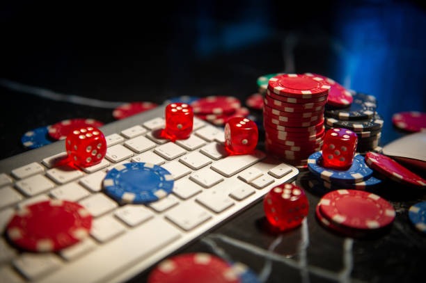 Live casino table with multi-camera feed